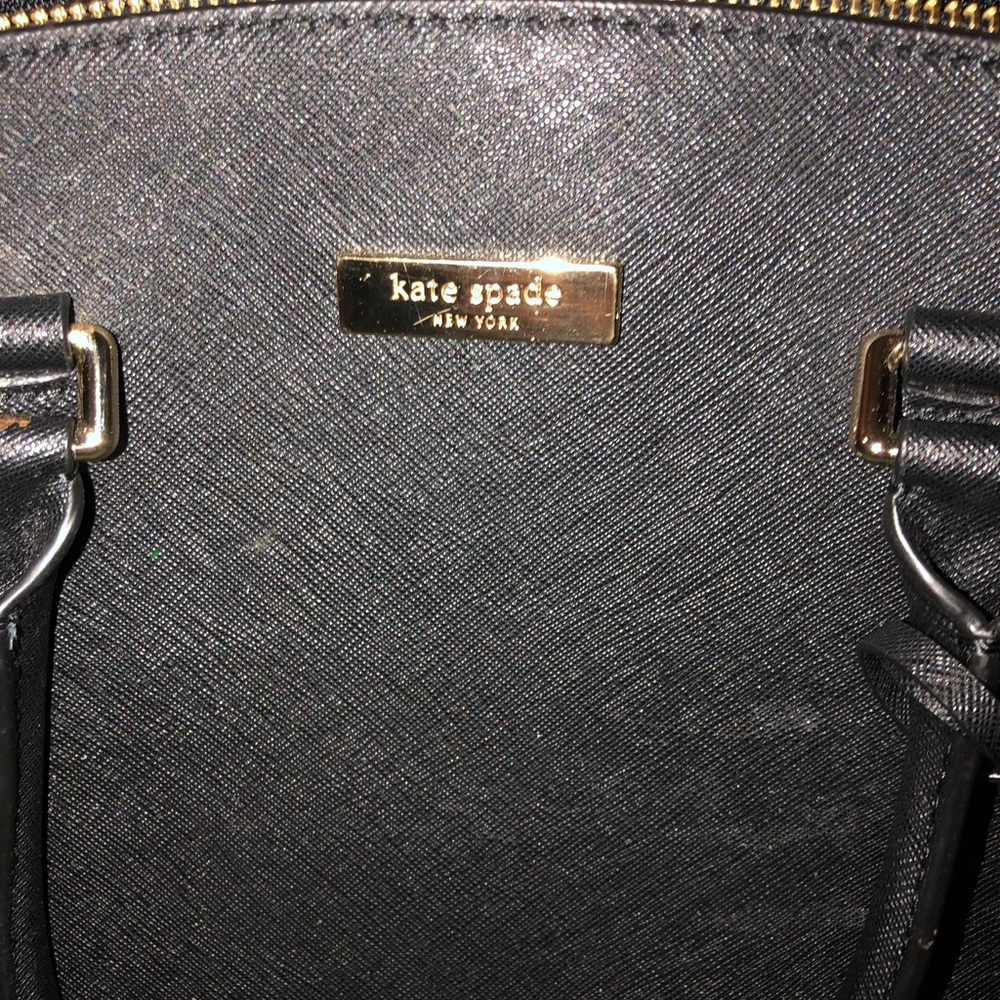 Large leather Kate Spade satchel. - Picture 3 of 5